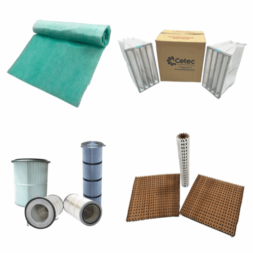 Filtros para Cabines de Pintura Eletrostática a Pó