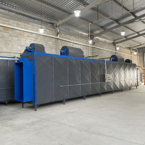 Estufas de Pintura para Cura Contínua Nossas estufas